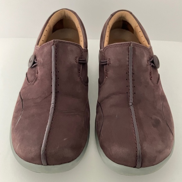 Clarks Womens UN Loop 2 Walk Slip-On Shoes Aubergine Nubuck Sz 6 1/2 - Picture 11 of 14
